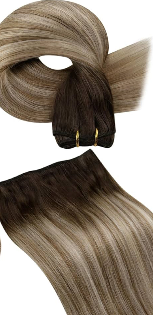 100g Weft Hair Extensions 100% Human Hair