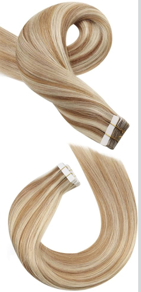 24'Tape Hair Extensions Human Hair